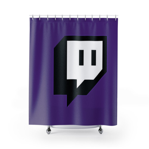 Twitch Logo Shower Curtain