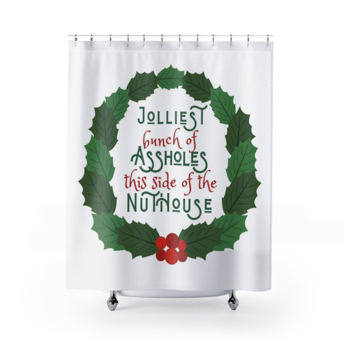 Jolliest Bunch Christmas Vacation Shower Curtains