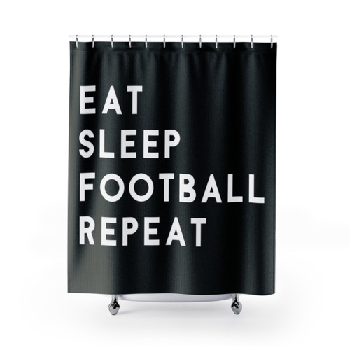 Sporty Football Themed Shower Curtains