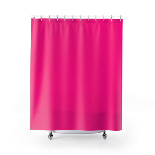 Deep Pink Shower Curtains