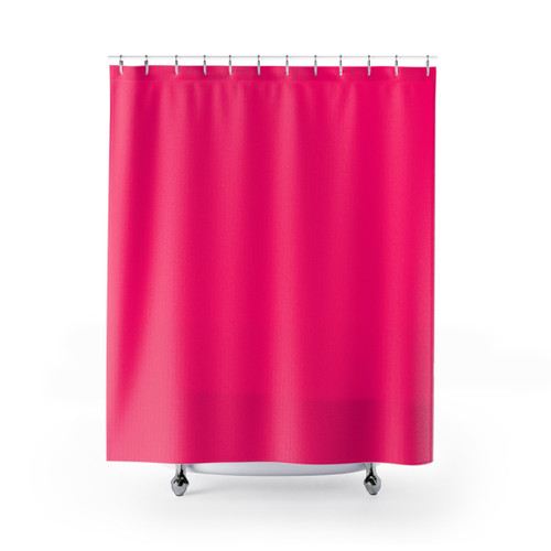 Hot Pink Shower Curtains - Stylish and Trendy Bathroom Decor