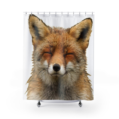 Cute Fox Shower Curtains for Bathroom Decor