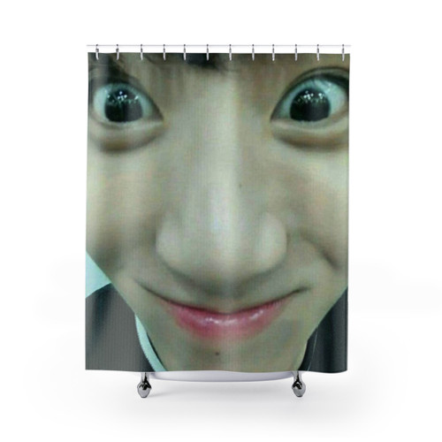 Jungkook Meme Face Shower Curtain