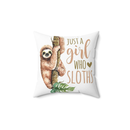 Sloth Lover Decorative Pillow