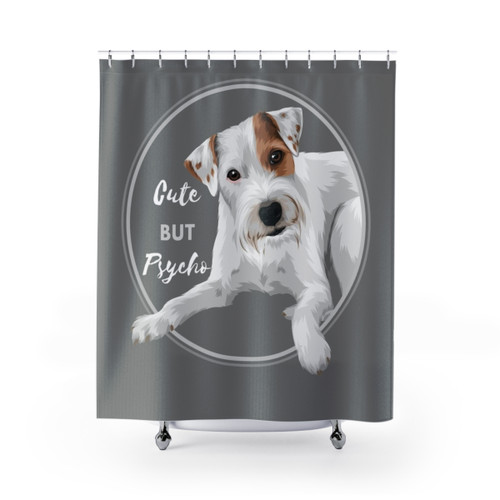 Parson Russell Terrier Shower Curtain for Dog Lovers