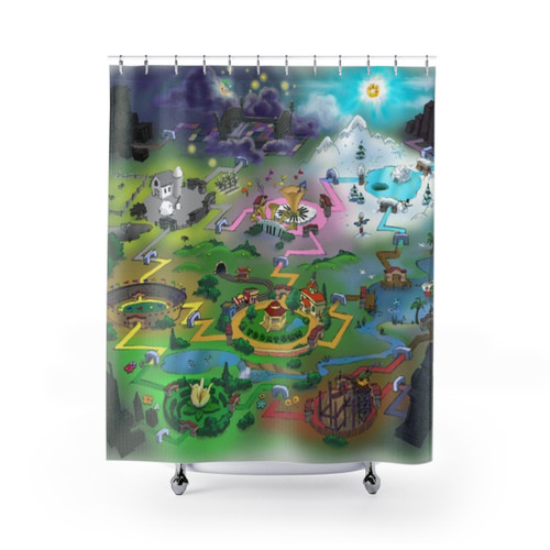 City of Toon ToonTown Shower Curtains