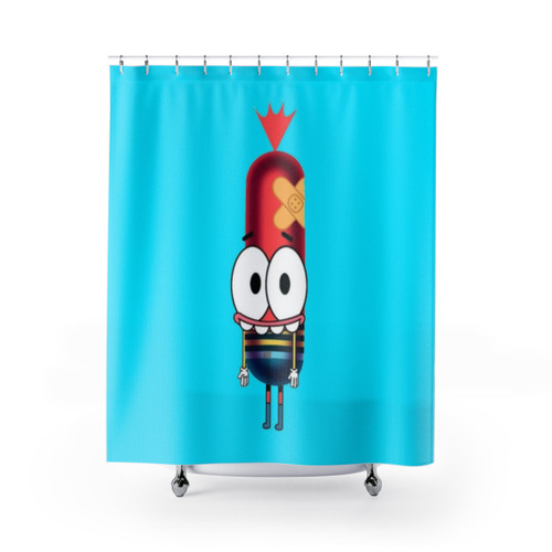 Cute Funny Cartoon Character Shower Curtains