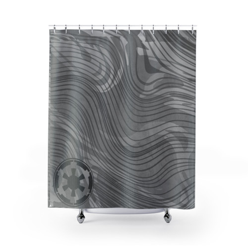 Beskar Steel Shower Curtains - Mandalorian Inspired Home Decor