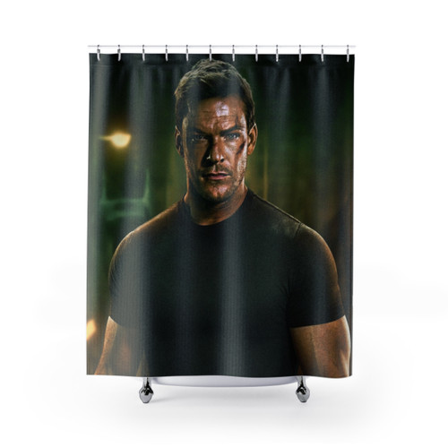 Jack Reacher Themed Shower Curtain