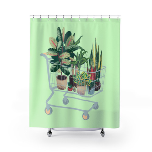Botanical Plant Friends Shower Curtain