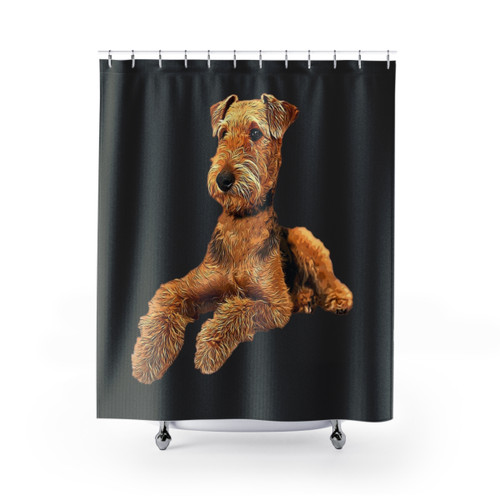 Airedale Terrier Shower Curtain