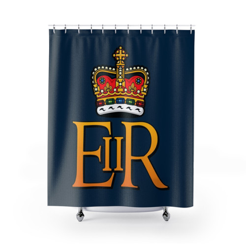 Queen Elizabeth II Shower Curtain - Regal Bathroom Décor