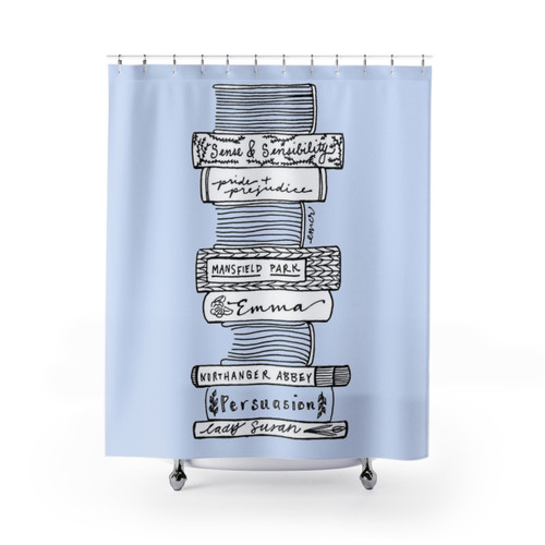 Jane Austen Inspired Shower Curtain