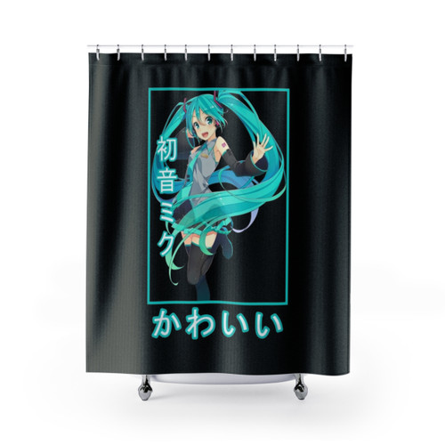 Hatsune Miku Anime Shower Curtains