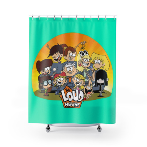 The Loud House Themed Shower Curtain
