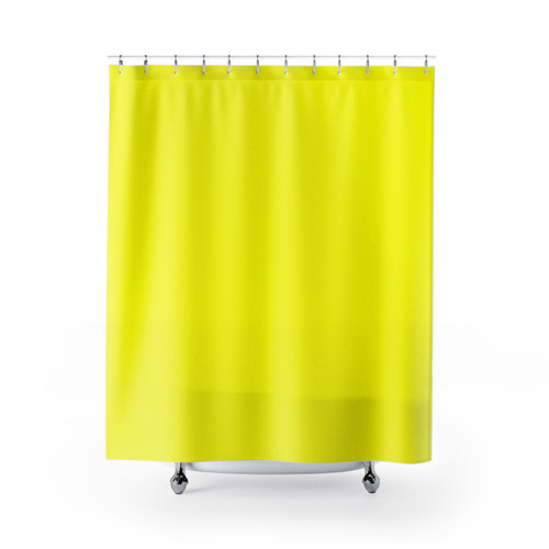 Neon Yellow Shower Curtain