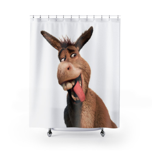 Donkey Shrek Themed Shower Curtain