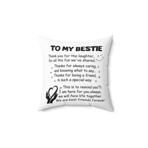 Best Friend Thank You Pillow