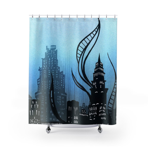 Amaurot Final Fantasy XIV Shower Curtains