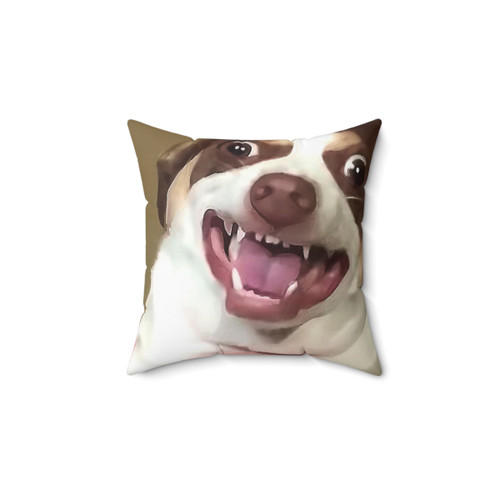 Mr. Bubz Decorative Dog Meme Pillow