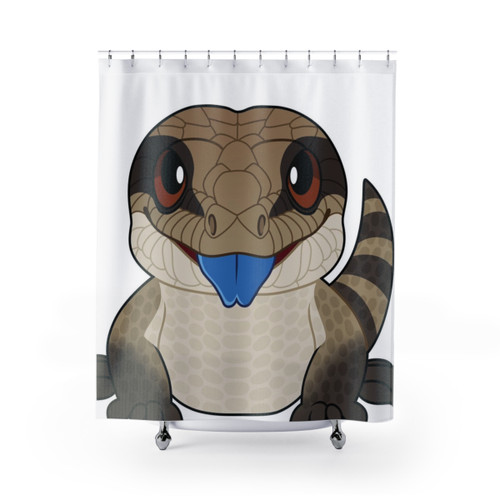 Blue Tongue Skink Shower Curtain