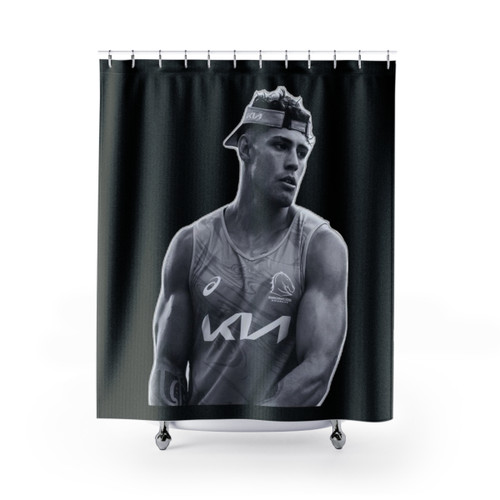 Jordan Riki Hot Black and White Shower Curtains