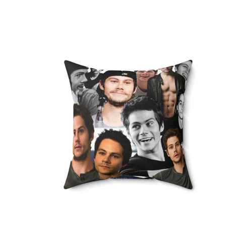Dylan O'Brien Collage Decorative Pillow