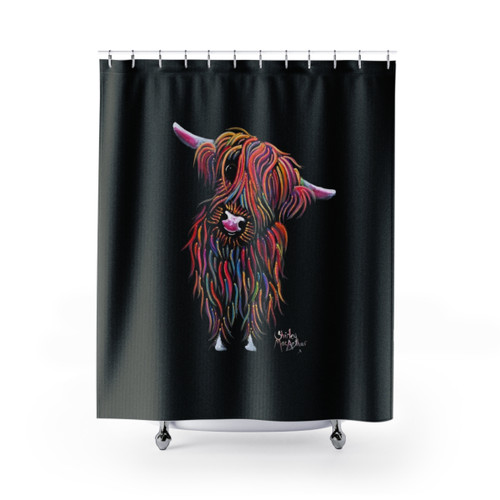 Scottish Highland Cow Shower Curtain