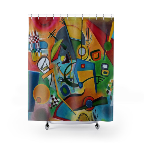 Kandinsky Abstract Art Shower Curtains