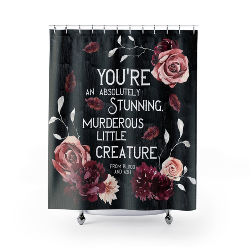 Murderous Shower Curtains - From Blood and Ash Book Merchandise