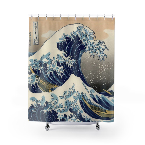 Great Wave off Kanagawa Shower Curtain