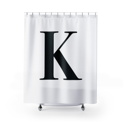Monogram Initial Shower Curtains