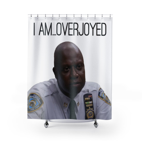 Brooklyn 99 Holt Emotions Shower Curtains