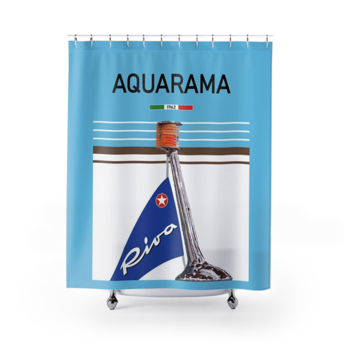 Riva Aquarama Luxury Yacht Shower Curtains