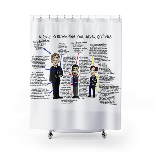Line of Duty AC12 Shower Curtains