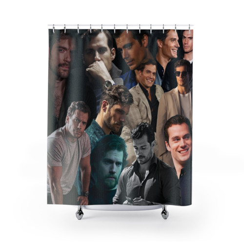 Henry Cavill Collage Shower Curtains
