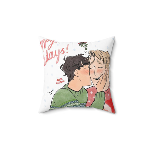 Happy Holidays Christmas Pillow