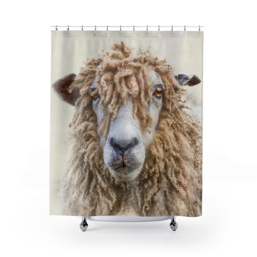 Leicester Longwool Sheep Shower Curtain