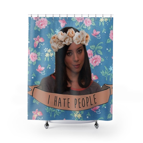 April Ludgate Shower Curtains - Quirky and Sarcastic Bathroom Decor