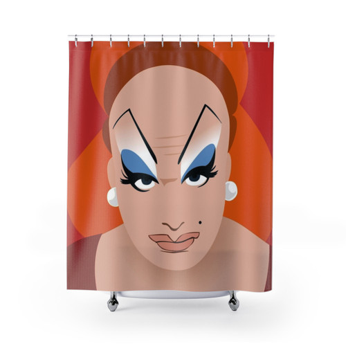 Divine Shower Curtains with Vibrant Pink Flamingo Design