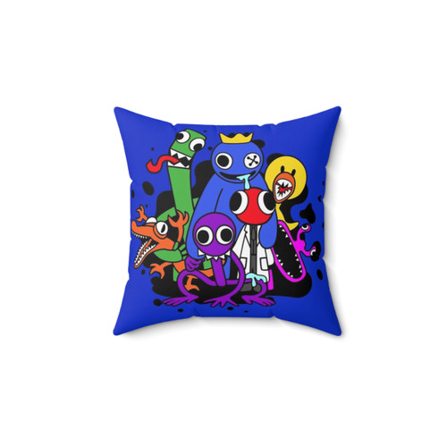 Rainbow Friends Hugging Decorative Throw Pillow