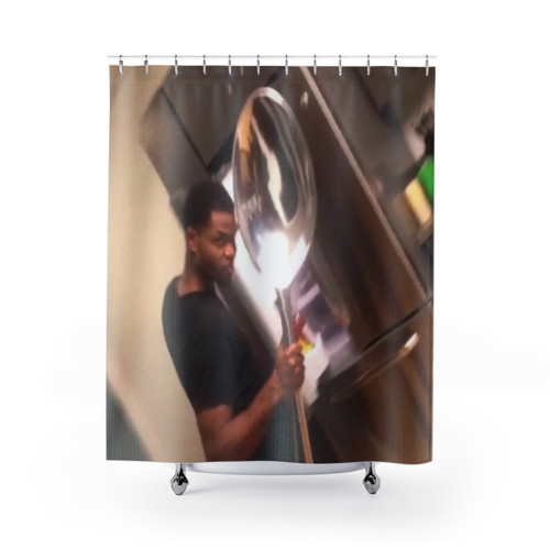 Comically Large Spoon Shower Curtains
