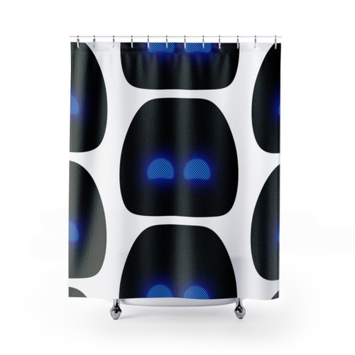 Astrobot Shower Curtains - Fun Sci-Fi Bathroom Decor