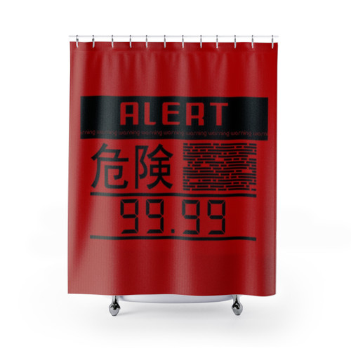 Metal Gear Solid Alert Phase Shower Curtains