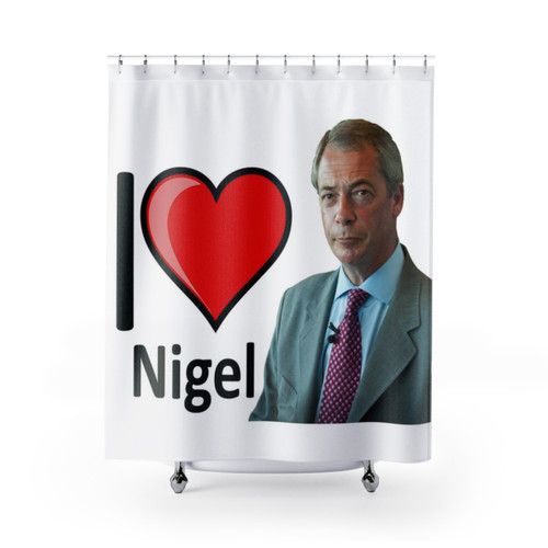 Nigel Farage Themed Shower Curtains