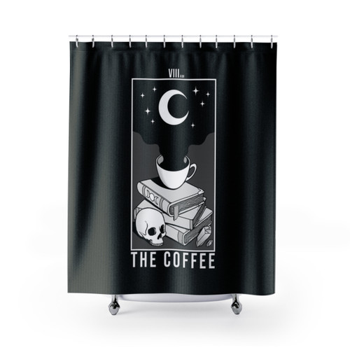 Gothic Coffee Shower Curtain