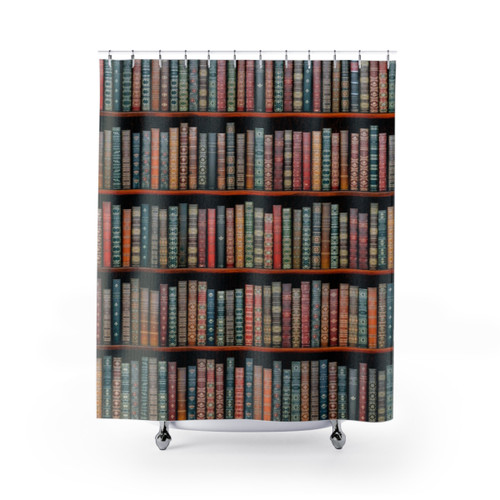The Library Shower Curtains - For Bookworms and Bibliophiles
