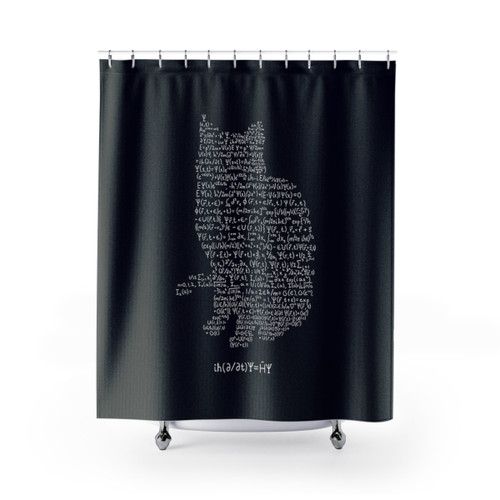 Schroedinger Quantum Cat Shower Curtains