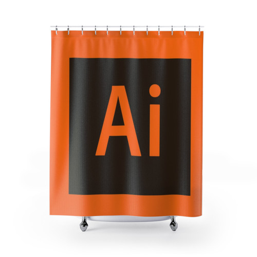 Illustrator Shower Curtains for a Stylish Bathroom