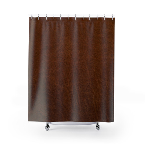 Leather Textured Shower Curtain